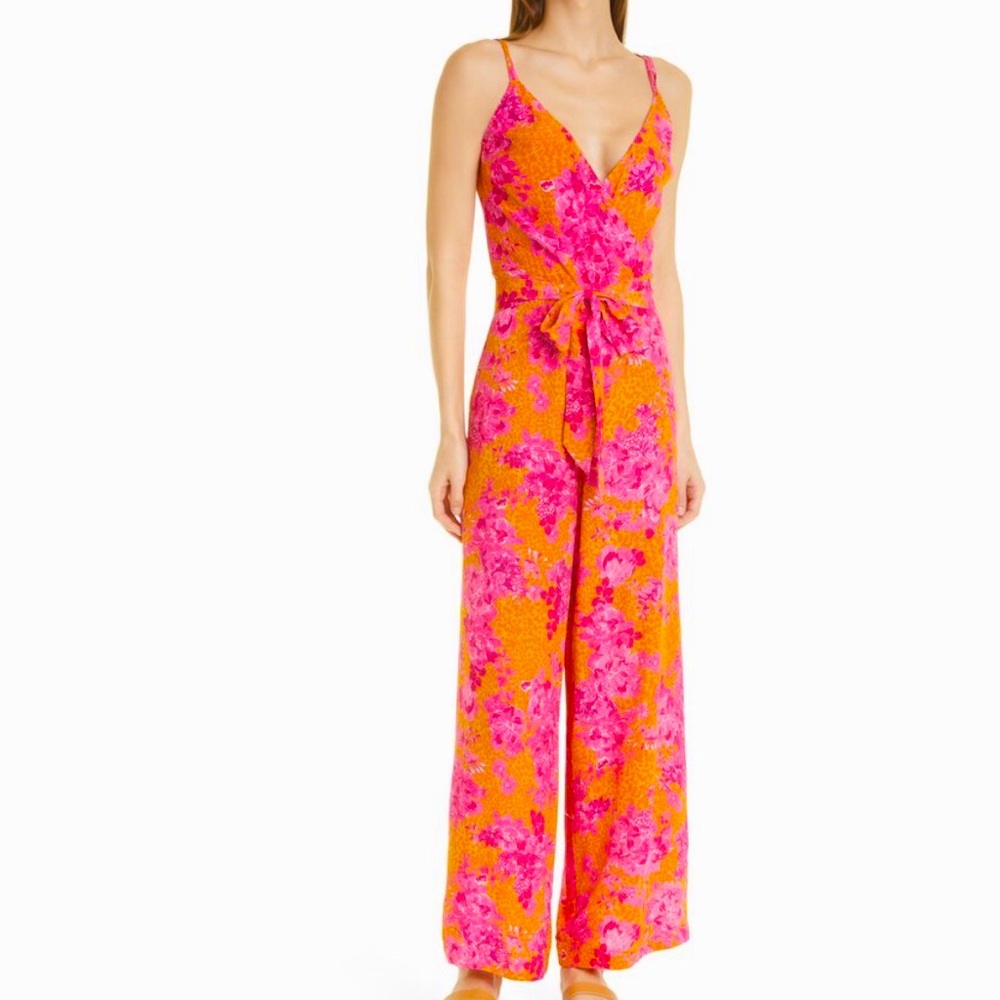 Ted Baker NWT Floral Print Culotte Jumpsuit TB Size 1